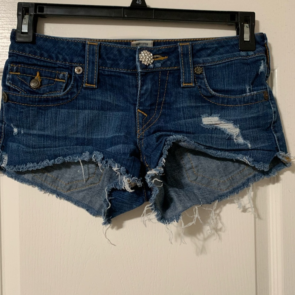 True Religion size 27 short shorts